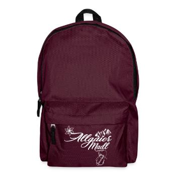 Allgäuer Madl trachten t shirt geschenk - Rucksack - Burgunderrot - Vorne