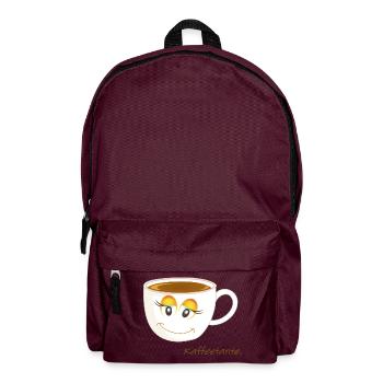 Kaffeetante-Tasse - Rucksack - Burgunderrot - Vorne