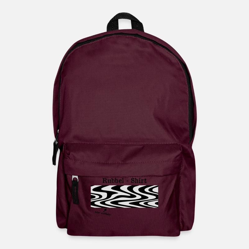 Rubbel Feld Shirt - Rucksack - Burgunderrot