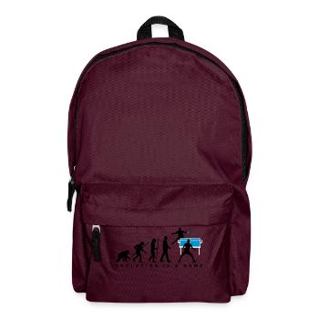 evolution_tischtennisspieler_102012_a_3c - Rucksack - Burgunderrot - Vorne