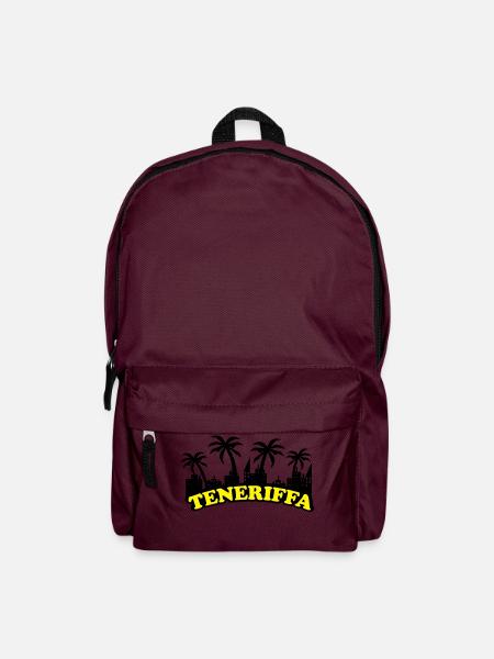 teneriffa - Rucksack - Burgunderrot