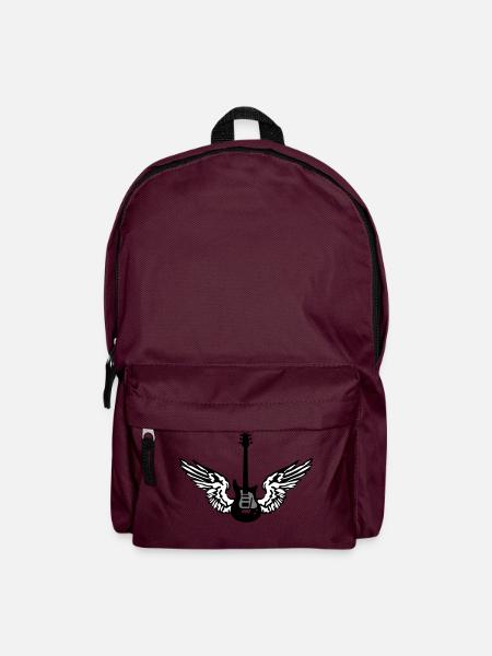 guitar_wings_042013_a_3c - Backpack - burgundy
