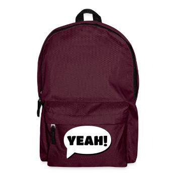 yeah - Backpack - burgundy - Front