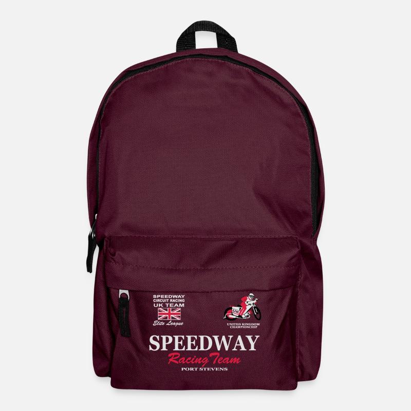 Speedway Poloshirt UK-Team - Backpack - burgundy