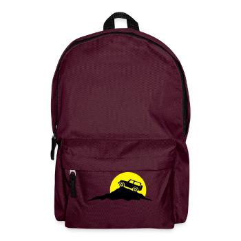 Reise - Berge Jeep - Rucksack - Burgunderrot - Vorne