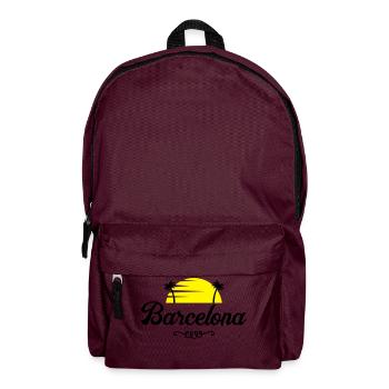 barcelona sunset - Rucksack - Burgunderrot - Vorne