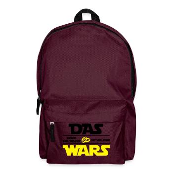 das_wars_02 - Rucksack - Burgunderrot - Vorne
