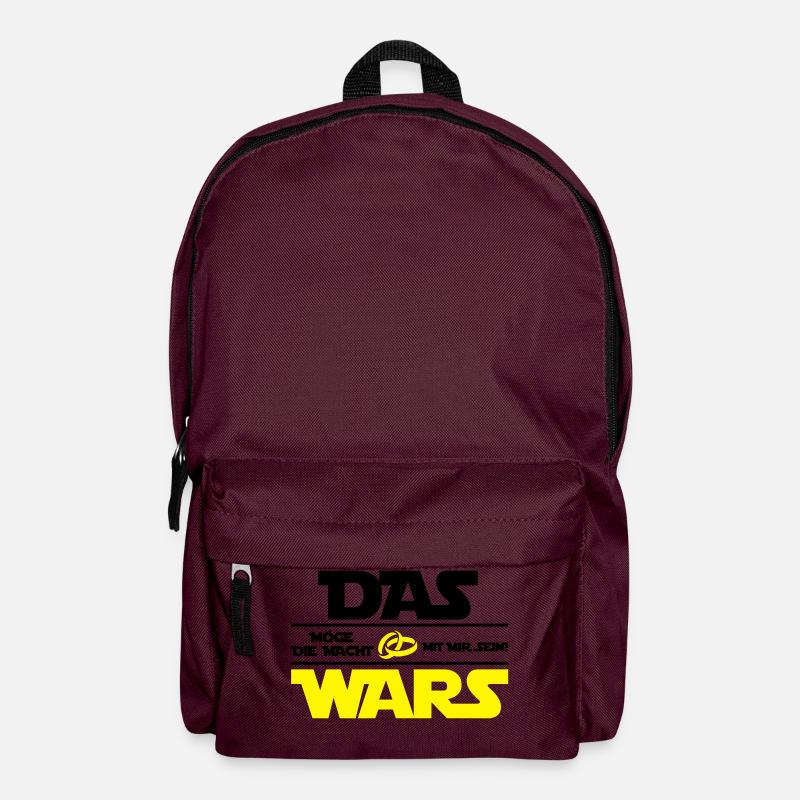 das_wars_02 - Rucksack - Burgunderrot