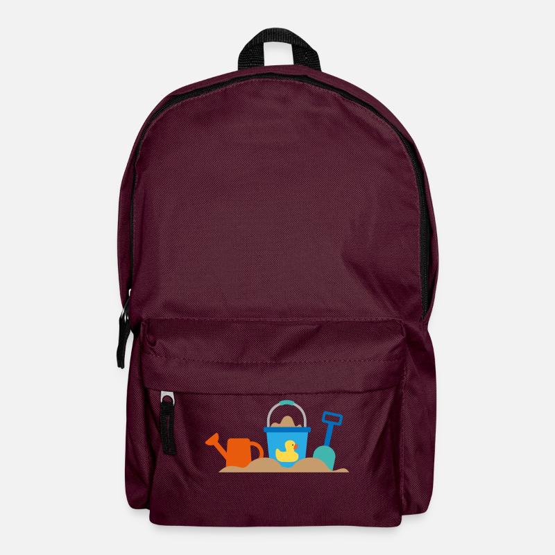 Beach - Backpack - burgundy
