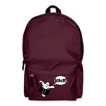 Buch - Rucksack - Burgunderrot - Vorne