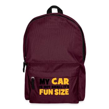 Auto - Rucksack - Burgunderrot - Vorne