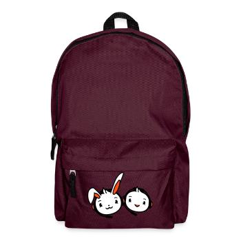 Bunny Bird Chick 2 Gamer Gaming Play Headset - Backpack - burgundy - Front