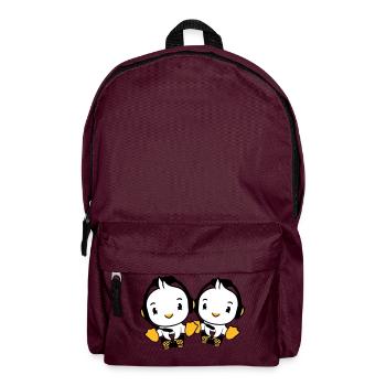 2 Ducks Gamer Gaming Controller Headset Console - Backpack - burgundy - Front