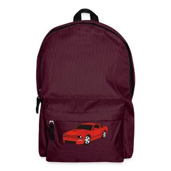 car - Rucksack - Burgunderrot - Vorne