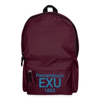 Exu brasilien Pernambuco text - Rucksack - Burgunderrot - Vorne
