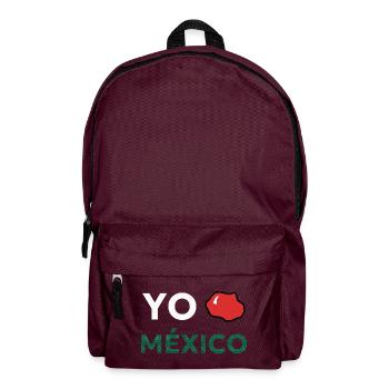 YO AMO MEXICO - Backpack - burgundy - Front