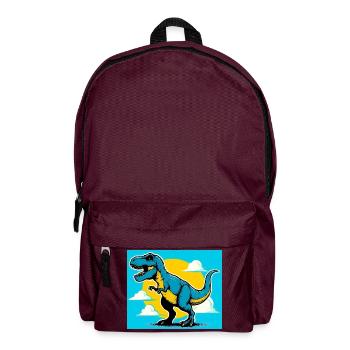 dinosaur - Backpack - burgundy - Front