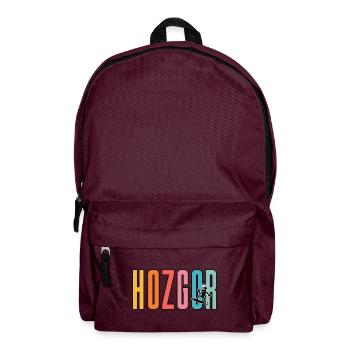HOZGOR – Retro Surfing and Quirky Humor - Backpack - burgundy - Front