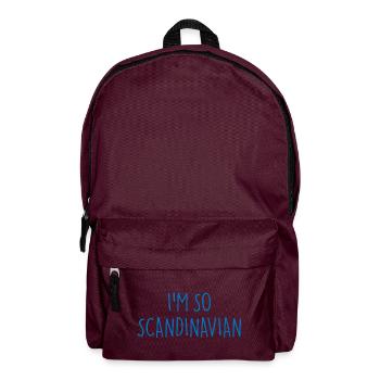 I'M SO SCANDINAVIAN Scandinavia - Backpack - burgundy - Front
