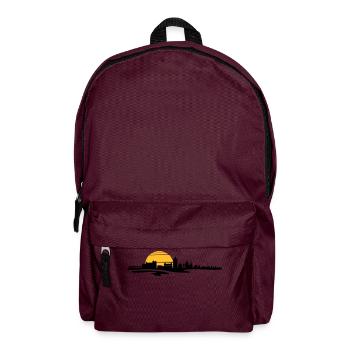 Skyline - Küste Heiligenhafen - Rucksack - Burgunderrot - Vorne