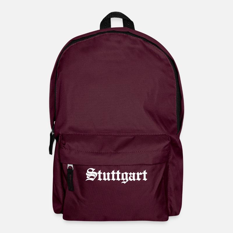 Stuttgart - Rucksack - Burgunderrot
