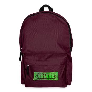 Gift for Ariane - Backpack - burgundy - Front