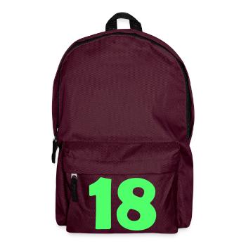 18 - Rucksack - Burgunderrot - Vorne