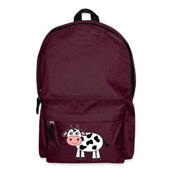 Kuh - Rucksack - Burgunderrot - Vorne