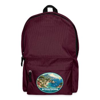 Erleben Sie Acquafredda in Italien Tyrrhenisches Meer Coa - Rucksack - Burgunderrot - Vorne