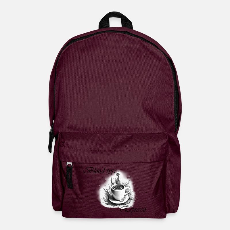blood type espresso 2 - Rucksack - Burgunderrot