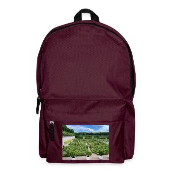 Der Ziergarten - Rucksack - Burgunderrot - Vorne