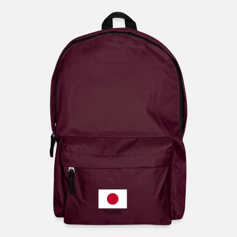 Conception du drapeau japonais - Sac à dos - bordeaux