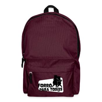 Forro para Todos – Tanzende Capybaras - Rucksack - Burgunderrot - Vorne