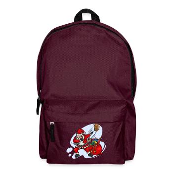 Süßer Dab Dabbing Weihnachtsmann Weihnachten Xmas - Rucksack - Burgunderrot - Vorne