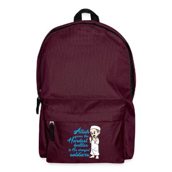 Muslim Islam - Rucksack - Burgunderrot - Vorne
