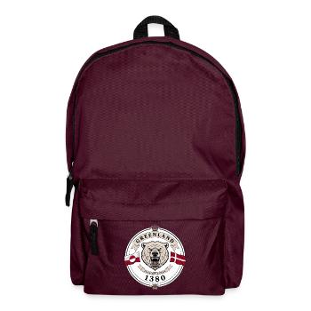 Bear Crest of Denmark Greenland - Backpack - burgundy - Front