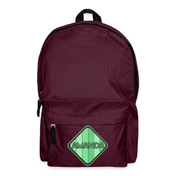 Vor - Rucksack - Burgunderrot - Vorne