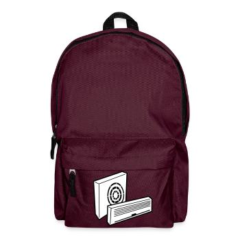 air _conditioning_c1 - Backpack - burgundy - Front