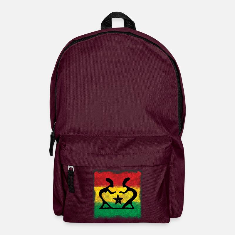 Reggae Tanz - Rucksack - Burgunderrot
