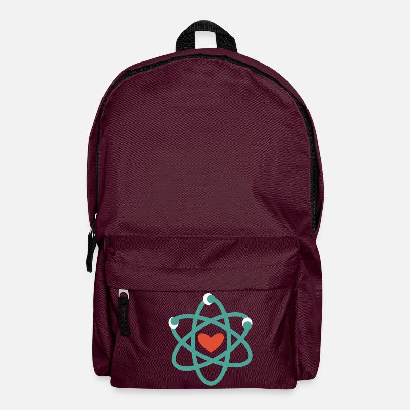 We love science! - Rucksack - Burgunderrot