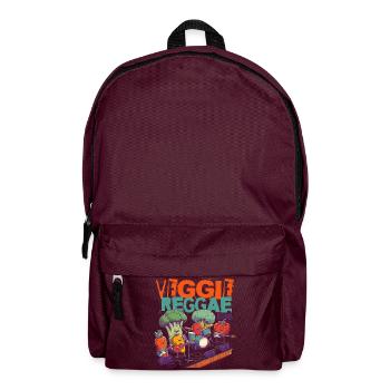 VEGGIE REGGAE BAND - Rucksack - Burgunderrot - Vorne