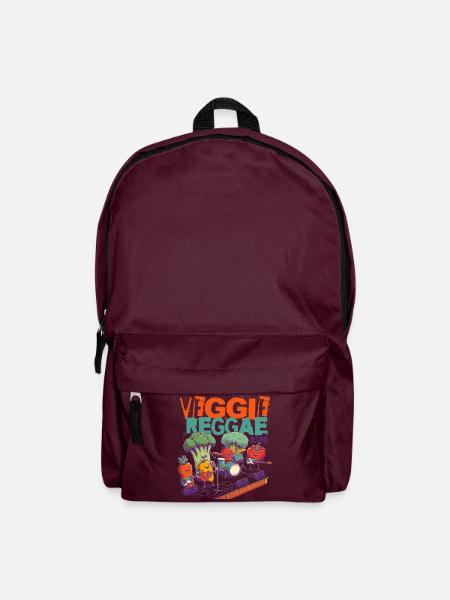 VEGGIE REGGAE BAND - Rucksack - Burgunderrot