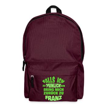 JGA Franz - Rucksack - Burgunderrot - Vorne