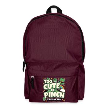 Trop mignon pour être pincé SAINT-PATRICK - Sac à dos - bordeaux  - Devant