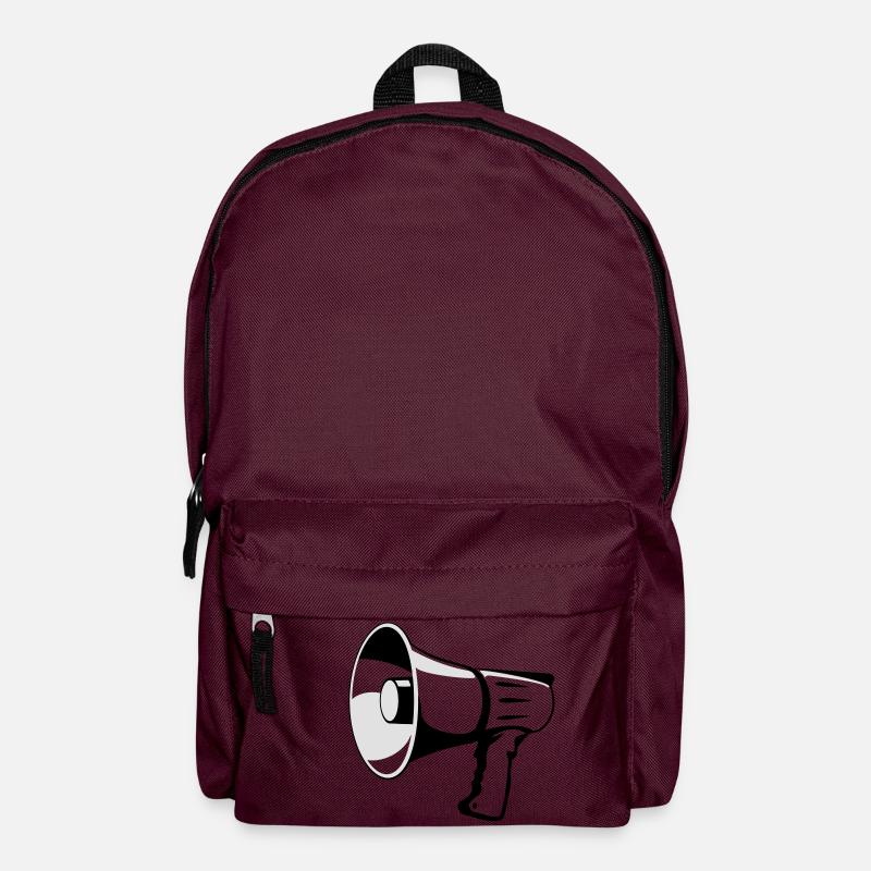 Megaphon - Rucksack - Burgunderrot