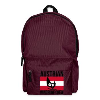 Austrian Windsurf Crew Shirt - Backpack - burgundy - Front