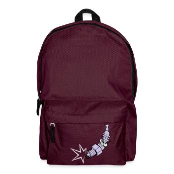 Spark plug with color changing function - Backpack - burgundy - Front