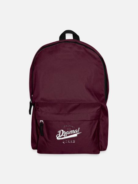 Offiziele Drama Queen - Rucksack - Burgunderrot