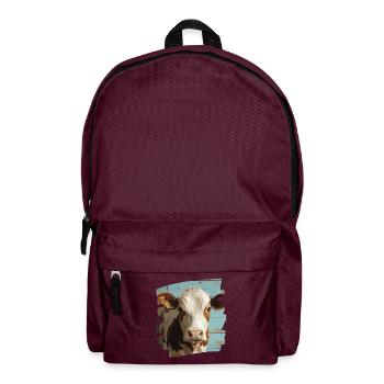 Éleveur de vaches - Sac à dos - bordeaux  - Devant