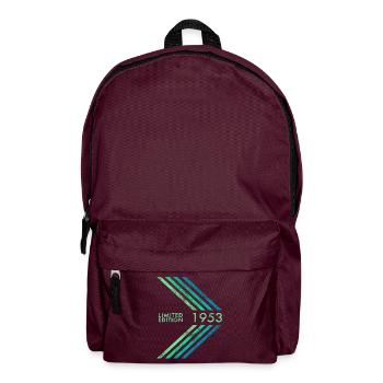 Édition limitée 1953 Anniversaire masculin féminin - Sac à dos - bordeaux  - Devant